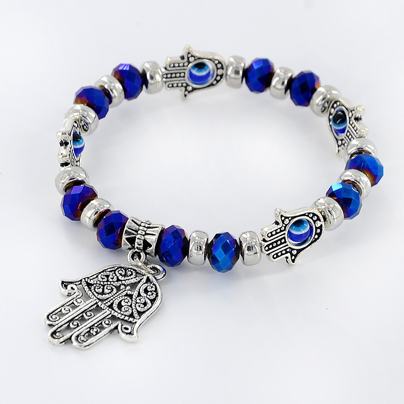 Devil’s Eye Beaded Bracelet – Unisex Protective Amulet
