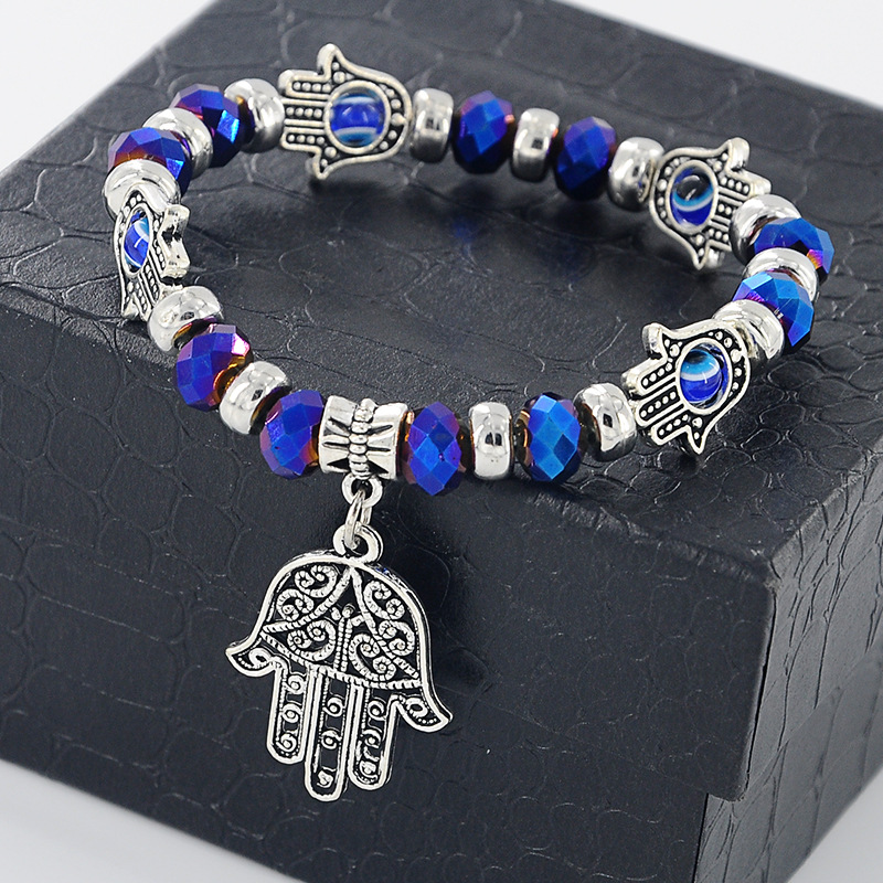 Devil’s Eye Beaded Bracelet – Unisex Protective Amulet