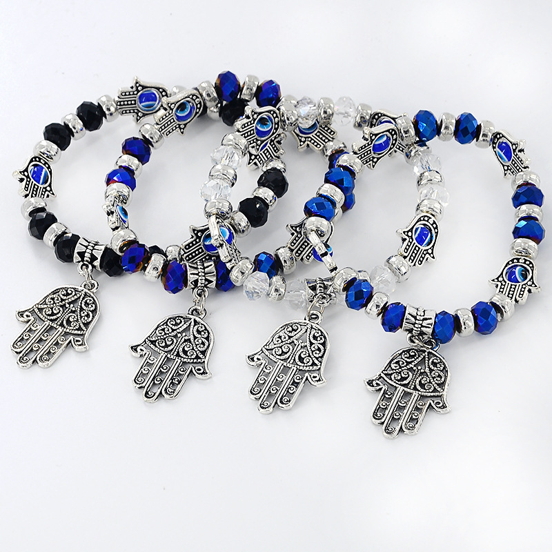 Devil’s Eye Beaded Bracelet – Unisex Protective Amulet