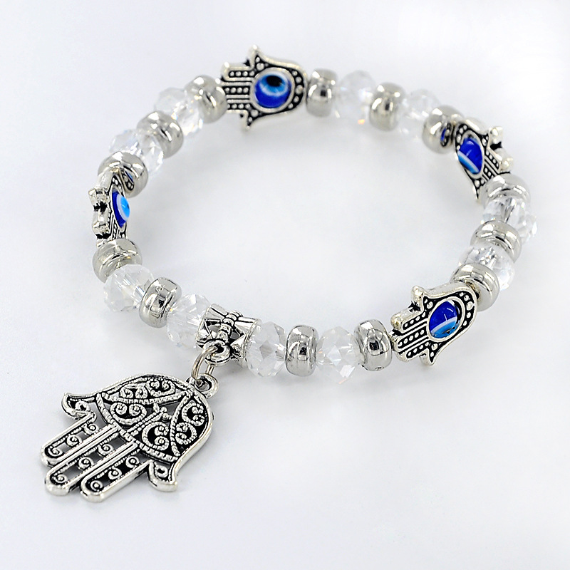 Devil’s Eye Beaded Bracelet – Unisex Protective Amulet